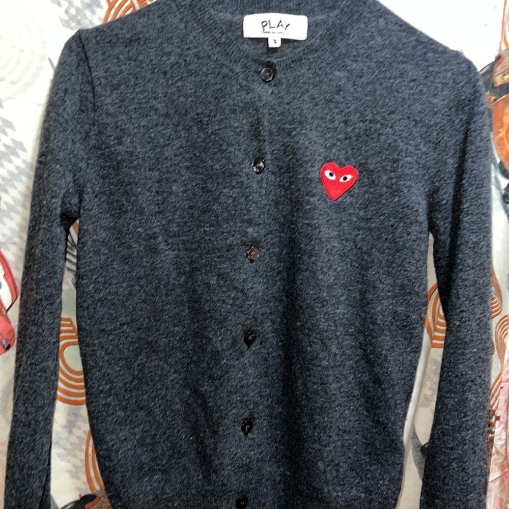 Commes Des Garçons Play Cardigan - Picture 5 of 8